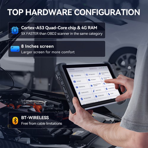 THINKCAR MUCAR 892BT Supports BT Wireless, 35+ Reset Services, AI Intelligent Diagnostic, Free Lifetime Upgrades