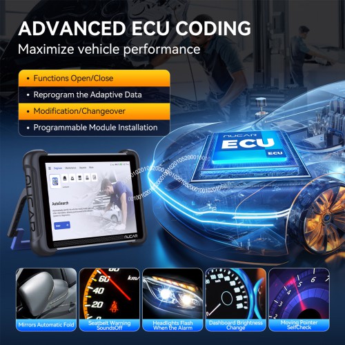 THINKCAR MUCAR 892BT Supports BT Wireless, 35+ Reset Services, AI Intelligent Diagnostic, Free Lifetime Upgrades