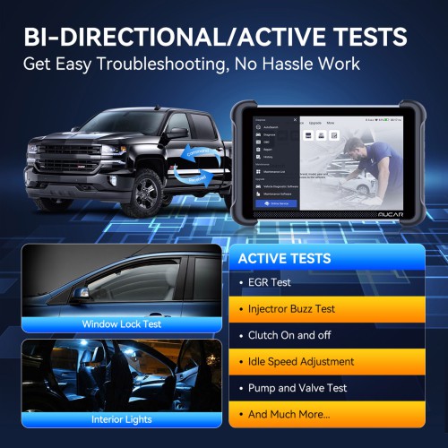 THINKCAR MUCAR 892BT Supports BT Wireless, 35+ Reset Services, AI Intelligent Diagnostic, Free Lifetime Upgrades