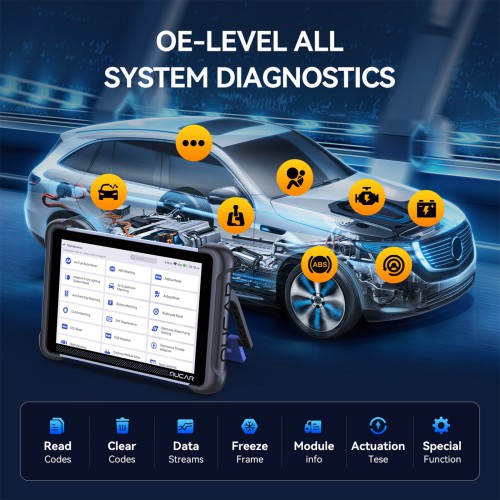 THINKCAR MUCAR 892BT Supports BT Wireless, 35+ Reset Services, AI Intelligent Diagnostic, Free Lifetime Upgrades