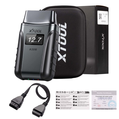 XTOOL A30M OBD2 Car Code Reader Diagnostic Tool Supports 26 Special Functions Full System Diagnostic Bi-directional Control
