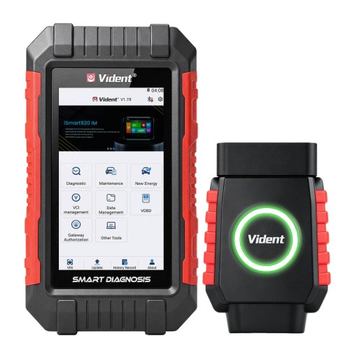 VIDENT G5 Pro Supports 13 Special Functions, CAN FD, DoIP Protocols, Automatic VIN Identification, Bluettooth & WIFI, Lifetime Free Update