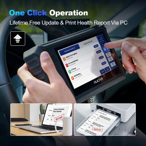 THINKCAR MUCAR VO6 OBD2 Scanner Supports 28+ Maintenance Functions Full System Diagnostics Full OBD2 Diagnostic Functions Free Update lifetime