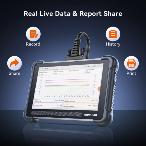 THINKSCAN 672 Diagnostic Scanner Supports CAN-FD Protocol, 28+ Languages, 28+ Reset Functions, IMMO Key Matching