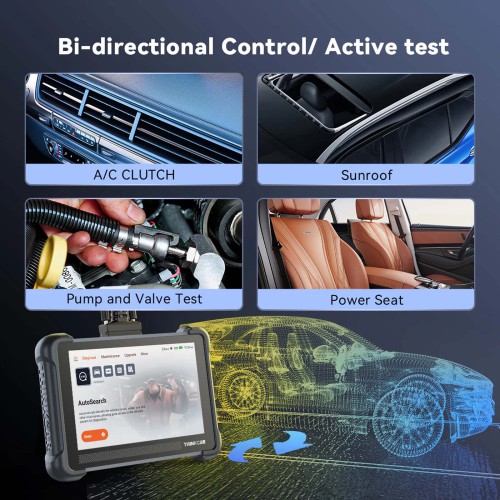 THINKSCAN 672 Diagnostic Scanner Supports CAN-FD Protocol, 28+ Languages, 28+ Reset Functions, IMMO Key Matching