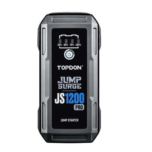 TOPDON JumpSurge JS1200Pro 1800 Peak Amp Battery Jumpstarter, Power Bank & Flashlight
