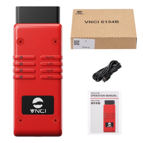 VNCI 6154B for VW & for AUDI Diagnostic Tool, Supports CAN FD/ DolP Protocol,  2.4GHz & 5GHz Network