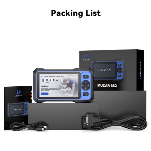 THINKCAR MUCAR 682 AI Intelligent Diagnostic Scanner, Supports CAN FD & FCA AutoAuth, 20+ Reset Functions, OE-level Full System Diagnostics