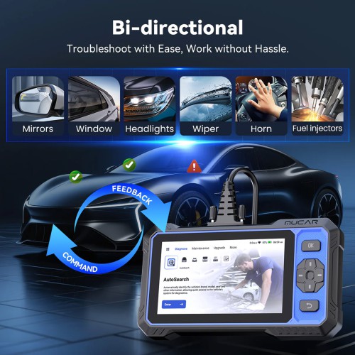 THINKCAR MUCAR 682 AI Intelligent Diagnostic Scanner, Supports CAN FD & FCA AutoAuth, 20+ Reset Functions, OE-level Full System Diagnostics