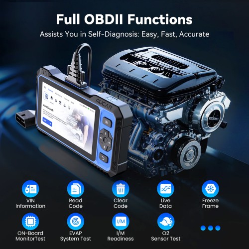 THINKCAR MUCAR 682 AI Intelligent Diagnostic Scanner, Supports CAN FD & FCA AutoAuth, 20+ Reset Functions, OE-level Full System Diagnostics