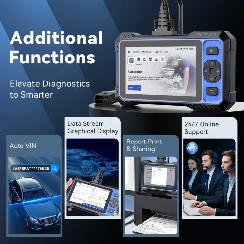 THINKCAR MUCAR 682 AI Intelligent Diagnostic Scanner, Supports CAN FD & FCA AutoAuth, 20+ Reset Functions, OE-level Full System Diagnostics