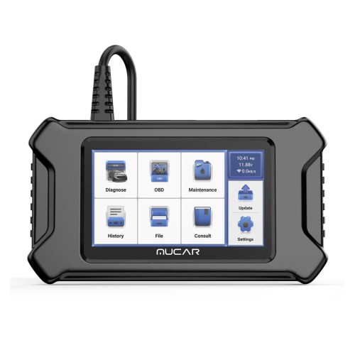 THINKCAR MUCAR CS90 Diagnostic Scanner Supports Engine System Diagnoses, 28 Reset Service Functions, ECM Diagnosis,  Full OBDII Diagnostics