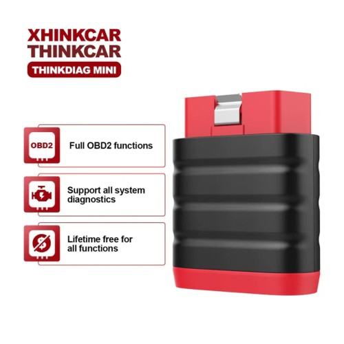 THINKCAR THINKDIAG MINI OBD2 Scanner, Supports Full System Diagnostics, Full OBD2 Diagnostic Functions, AutoVIN, 15+ Languages, Lifetime Free Upgrade