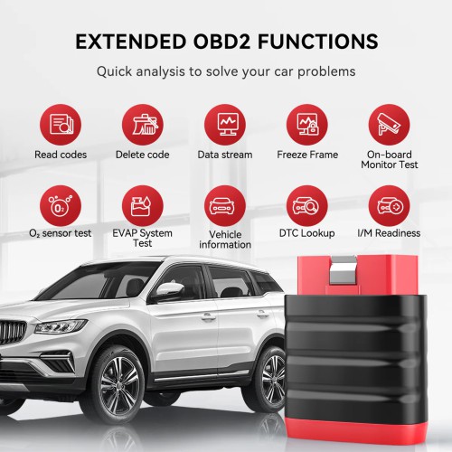 THINKCAR THINKDIAG MINI OBD2 Scanner, Supports Full System Diagnostics, Full OBD2 Diagnostic Functions, AutoVIN, 15+ Languages, Lifetime Free Upgrade
