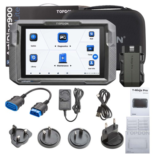 TOPDON ArtiDiag900 Lite 8 Reset Functions Bidirectional Control AutoVIN & AutoScan with A Magnetic VCI