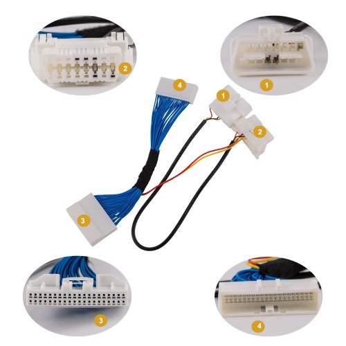 KEYDIY 40 Pin Gateway Cable for Nissan/Mitsubishi Used with KD-X4