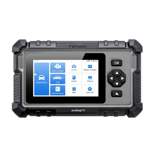 TOPDON ArtiDiag500 AutoVIN Live Data Stream 6 Reset Functions