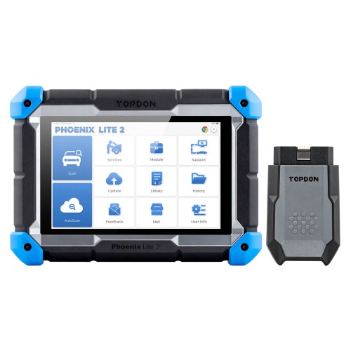 TOPDON Phoenix Lite2 OE-Level Scan Tool  Bi-Directional Controls, 35 Service Functions