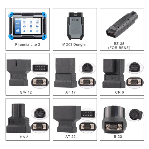 TOPDON Phoenix Lite2 OE-Level Scan Tool  Bi-Directional Controls, 35 Service Functions
