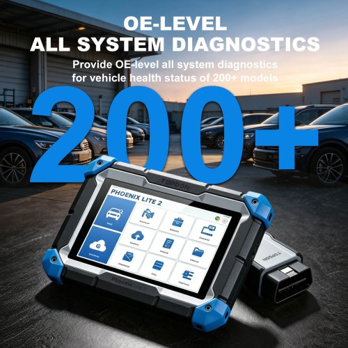 TOPDON Phoenix Lite2 OE-Level Scan Tool  Bi-Directional Controls, 35 Service Functions