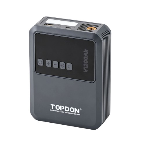 TOPDON V1200AIR 2-in-1 1200 Peak Amp Jump Starter & Tire Inflator