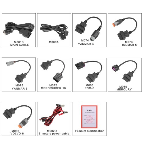 OBDSTAR MarineMaster C+D Marine Diagnostic Scanner for Inboard Engines & Generators