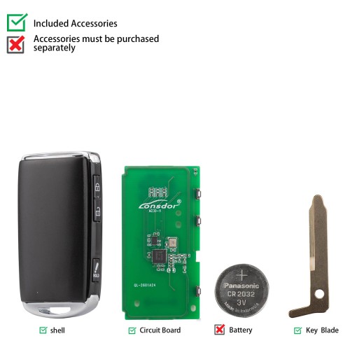 LONSDOR MZ30-14 Remote Key Supports ID49 315MHz 433.92MHz for Mazda