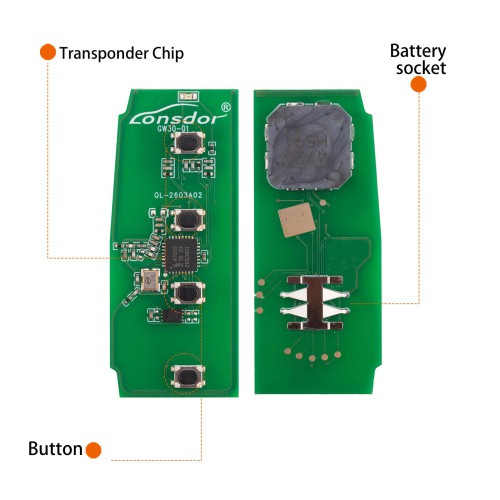 LONSDOR GW30-01 Remote Key for Great Wal
