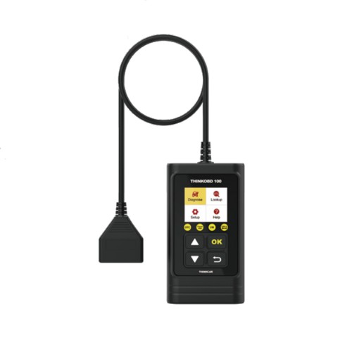 THINKCAR ThinkOBD100 OBD2 Scanner, Beginners Friendly, Plug in, Scan All, Supports Full OBD2 Diagnostics, Read/ Clear DTCs, Live Data Stream