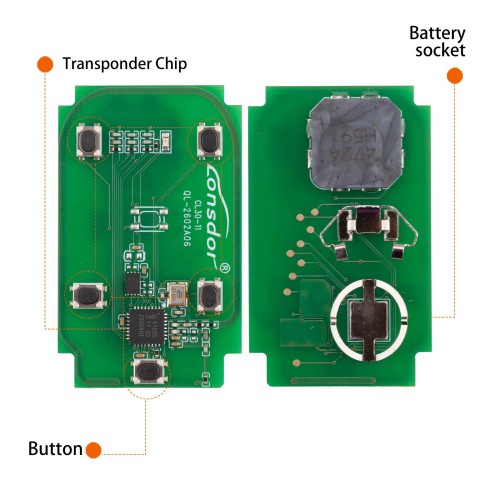 LONSDOR CL30-15 Remote Key 5 Buttons Supports ID46 ID49 ID4A 315MHz 433.92MHZ for Chevrolet