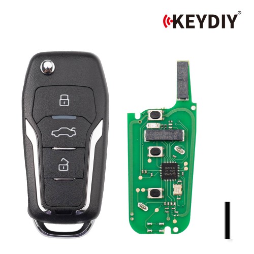 KEYDIY KD ZB12-3 Universal Smart Remote Key 3 Buttons for Ford Type