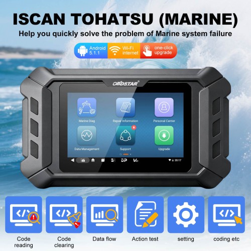 OBDSTAR iScan GLOBAL TOHATSU MARINE