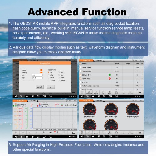 OBDSTAR iScan GLOBAL TOHATSU MARINE