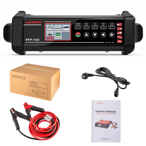 LAUNCH PFP-150 Inverter Intelligent Programming Charge Power Supply for All Types of Vehicles, Cars, Trucks, Boats, Tractors