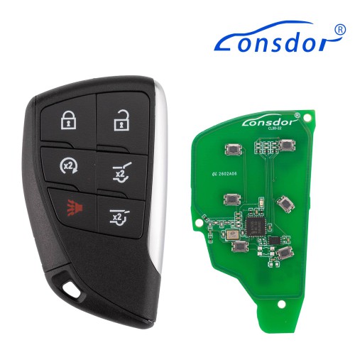 LONSDOR CL30-2A Remote Key 6 Buttons Supports ID46 ID49 ID4A 315MHz 433.92MHZ for Chevrolet