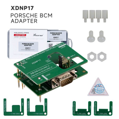 Xhorse XDNP17 Solder Free Adapter for Porsche BCM works with VVDI Prog, Mini Prog, Key Tool Plus