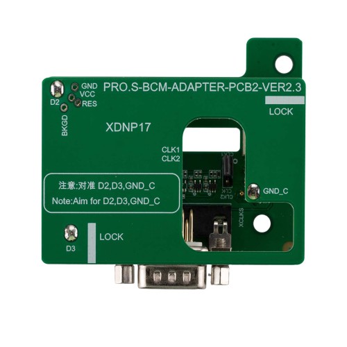 Xhorse XDNP17 Solder Free Adapter for Porsche BCM works with VVDI Prog, Mini Prog, Key Tool Plus