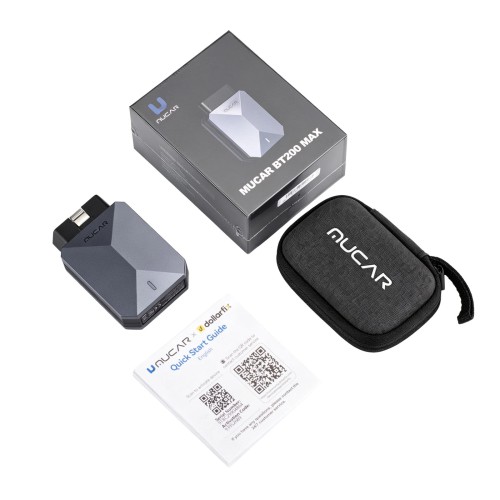 THINKCAR MUCAR BT200 MAX  AI-Powered Diagnostics Scanner Supports Full OBD2 Functions, 15+ Reset Services, CAN-FD & FCA