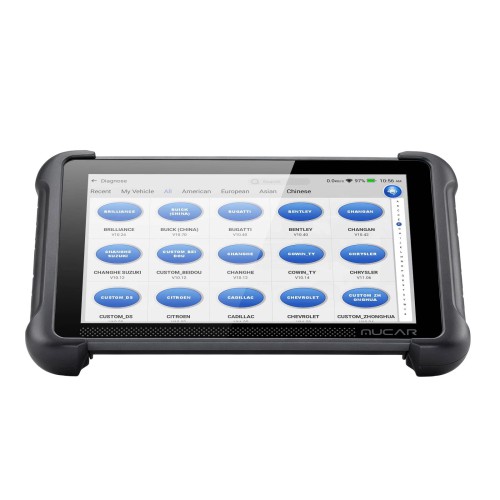 THINKCAR MUCAR 892BT PRO Bluetooth Diagnostic Scanner with AI Function, Supports CANFD & DOIP & J2534, 35 Reset Functions,Topology Mapping, ECU Coding