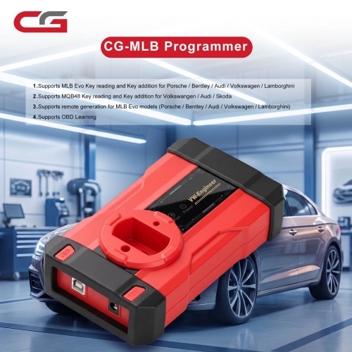 CGDI CG-MLB Programmer Supports Key Adding, Key Data Reading, Key Generating, OBD Learning for MLB/MQB48
