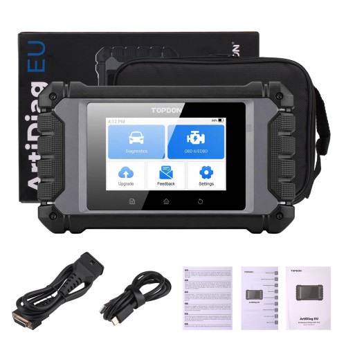 TOPDON ArtiDiag EU Scan Tool for Euro Vehicles, ECU Coding, Free Updates