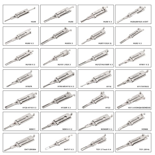 LISHI  2-in-1 Pick & Decoder Set, 112 Pieces