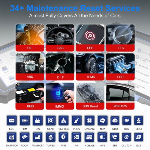 THINKCAR MUCAR VO8 Support 34+ Maintenance Functions,ECU Coding & OE-level Full System Diagnostic, Auto VIN, with 9450mAh Battery & 8MP Camera