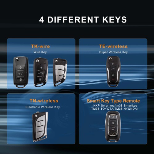 THINKCAR TKEY101 - Universal Car Key Programmer with 6 Remote Keys