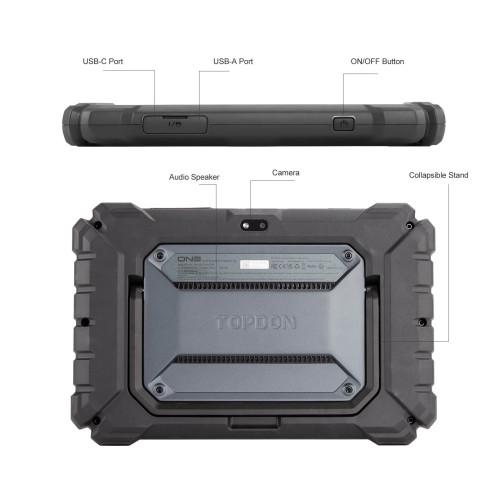 TOPDON ONE Moto Diagnostic Scanner for Motorcycles, ATVs and Marine Vehicles, Supports 2-Year Free Updates, 45 Languages