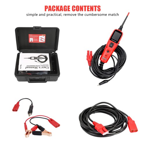 (Second hand 90% New)Autel PowerScan PS100 Electrical System Diagnosis Tool PowerScan PS100 Auto Circuit Battery Tester Easy to Read AVOme