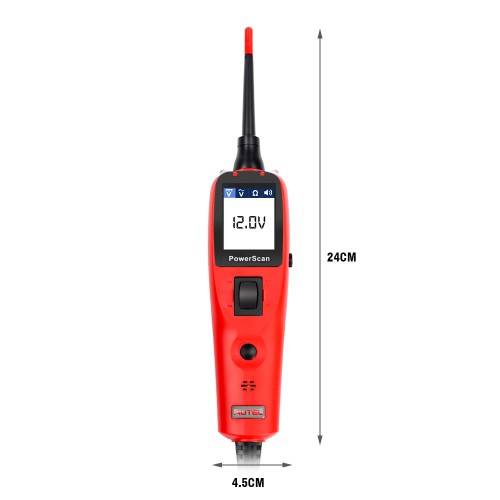 (Second hand 90% New)Autel PowerScan PS100 Electrical System Diagnosis Tool PowerScan PS100 Auto Circuit Battery Tester Easy to Read AVOme