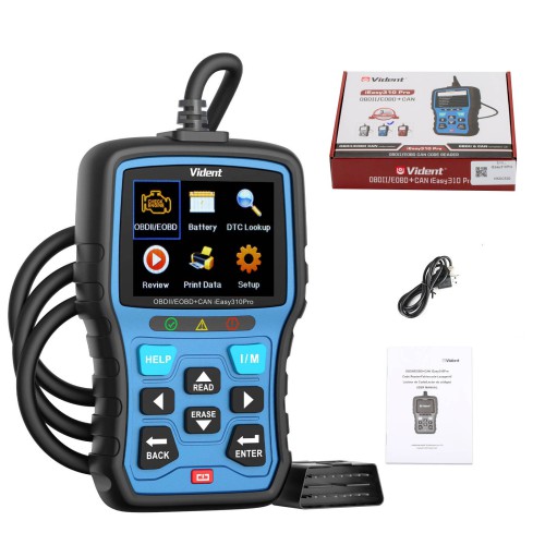 VIDENT iEasy310 Pro(Sapphire) Enhanced OBD2 Automotive Scanner Professional OBDII Code Reader Engine Fault Scan Tool Car Diagnostic Tool