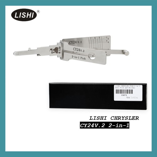 LISHI CHRYSLER CY24 2-in-1 Auto Pick and Decoder