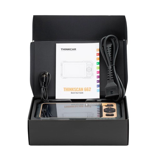 THINKCAR THINKSCAN 662 Diagnostic Scanner, Supports CAN FD & Auto VIN, 12 Reset Functions,  28+ Languages, 4 Major Systems Diagnoses